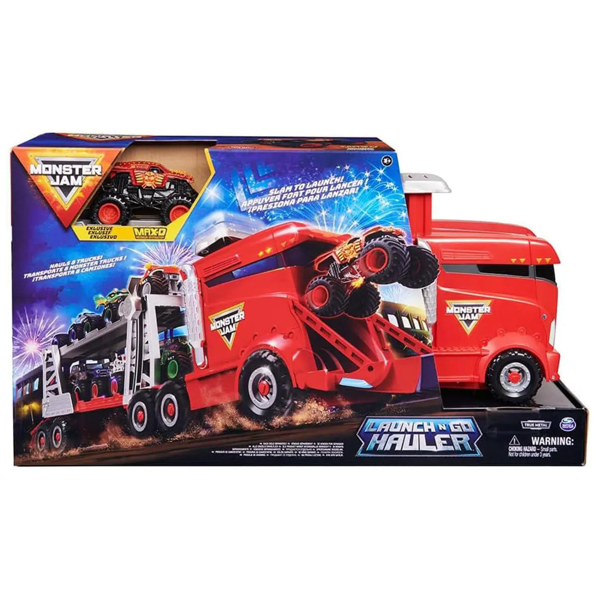 Monster Jam 1:64 Launch N Go Hauler
