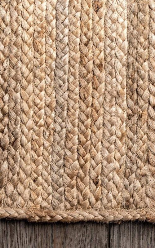 Handmade Braided Natural Jute Eco Friendly Floor Area Runner Rug