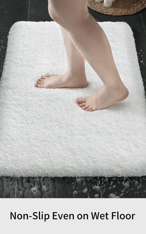 AIESY® Non Slip Fluffy Long Runner Washable Plush Luxury Bath Mat