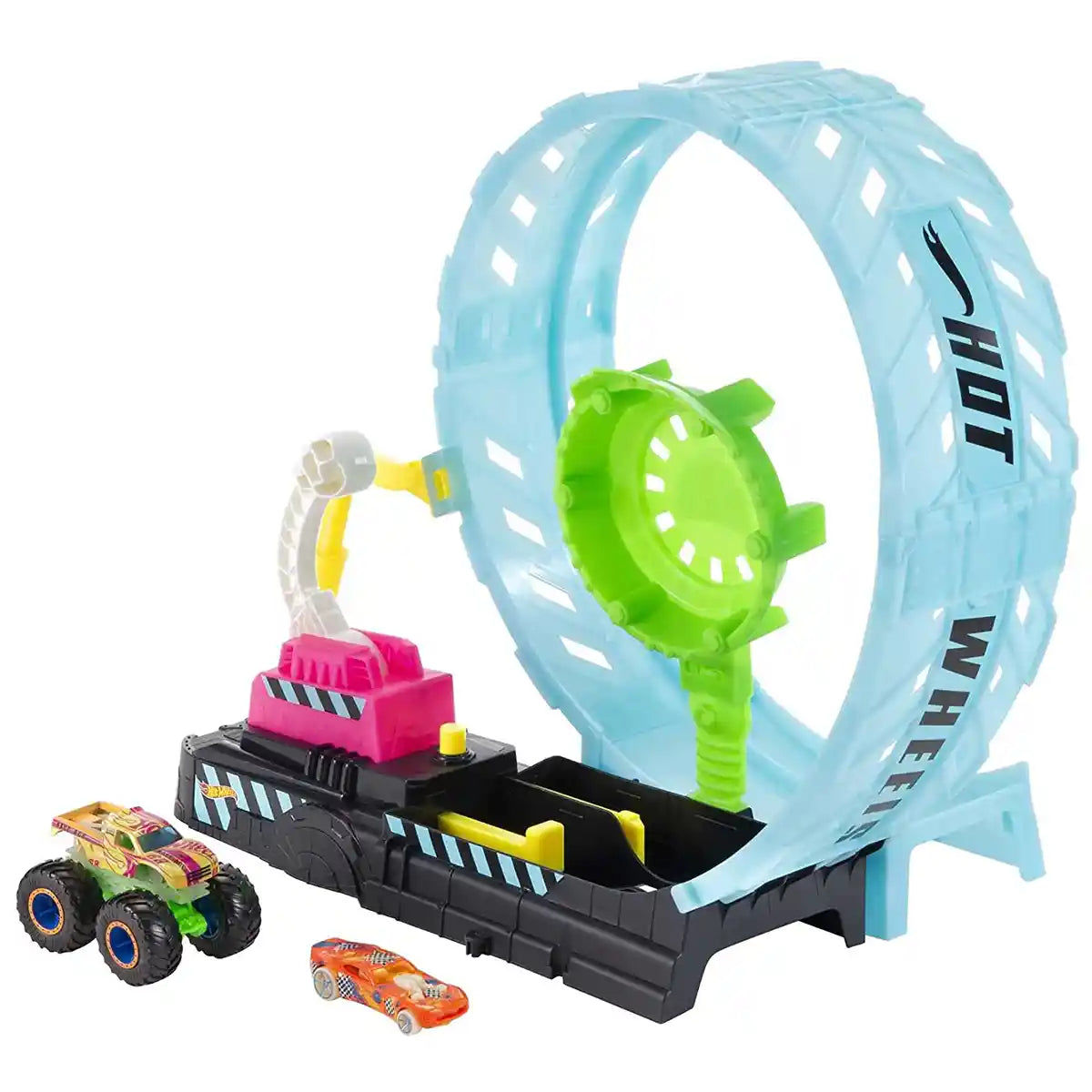 Hw Mt Glow In The Dark Epic Loop Challenge Play Set