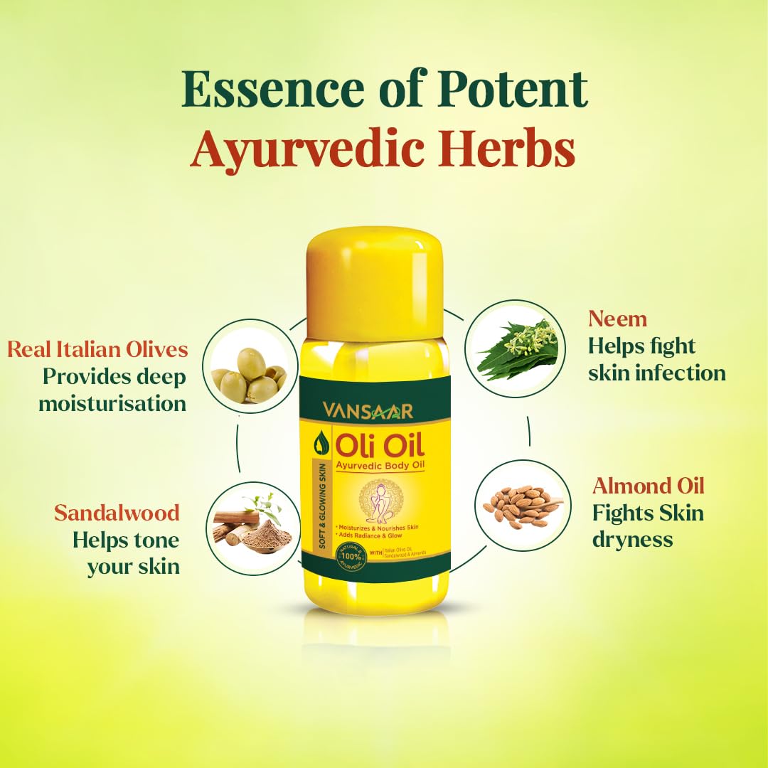 Vansaar Oli Oil Ayurvedic Body Oil 500 Ml