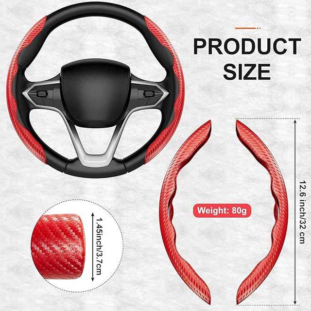 Premium Steering Wheel Cover - Soft, Durable & Anti-Slip Grip for Comfort and Protection