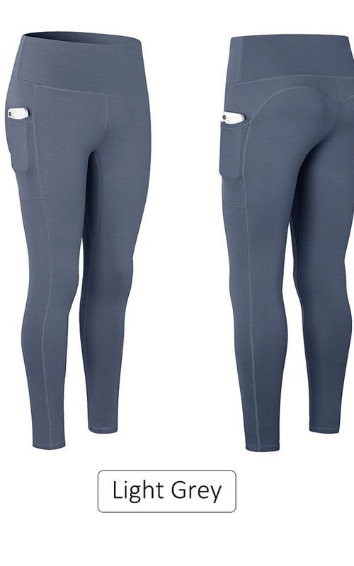 Yoga Pants Stretch High Waist Yoga Leggings Women Fitness Sports Pockets Pants