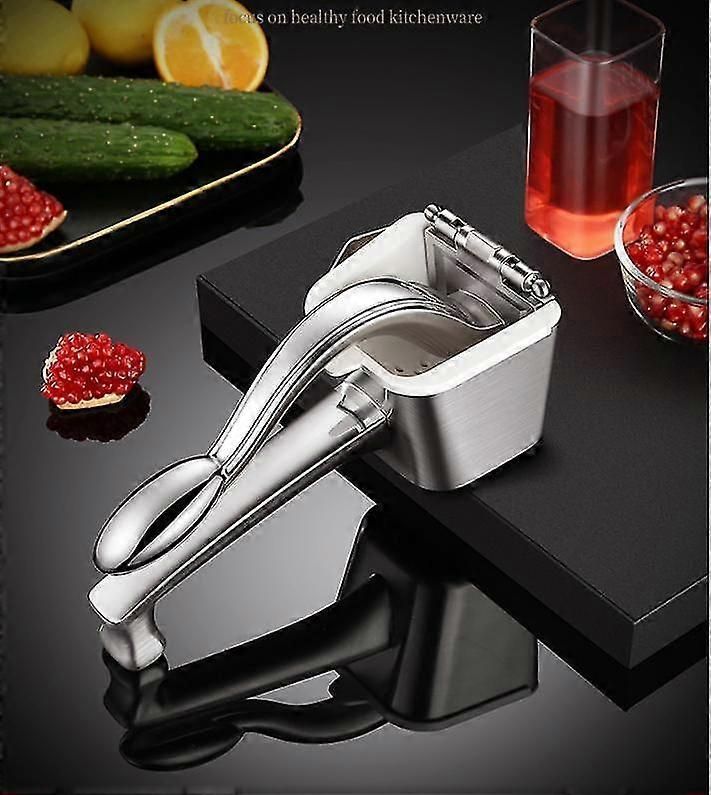 Heavy-Duty Stainless Steel Lemon Squeezer - Ergonomic Citrus Press for Lime/Orange Juice Extraction (Commercial Grade)