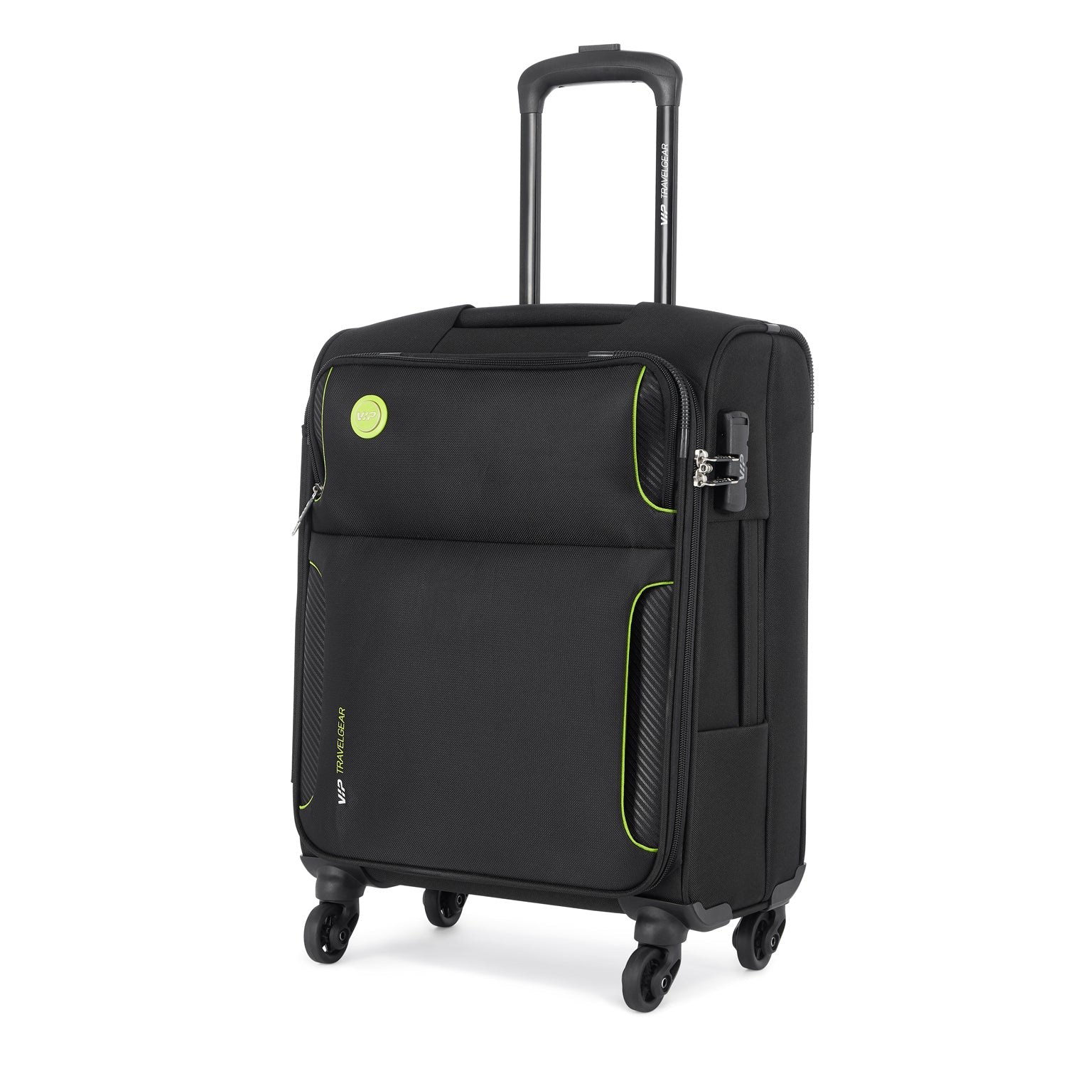 VIP CANADA 4 Wheels Soft Trolley Expandable 3 Pc Set 54cm , 69cm , 79cm