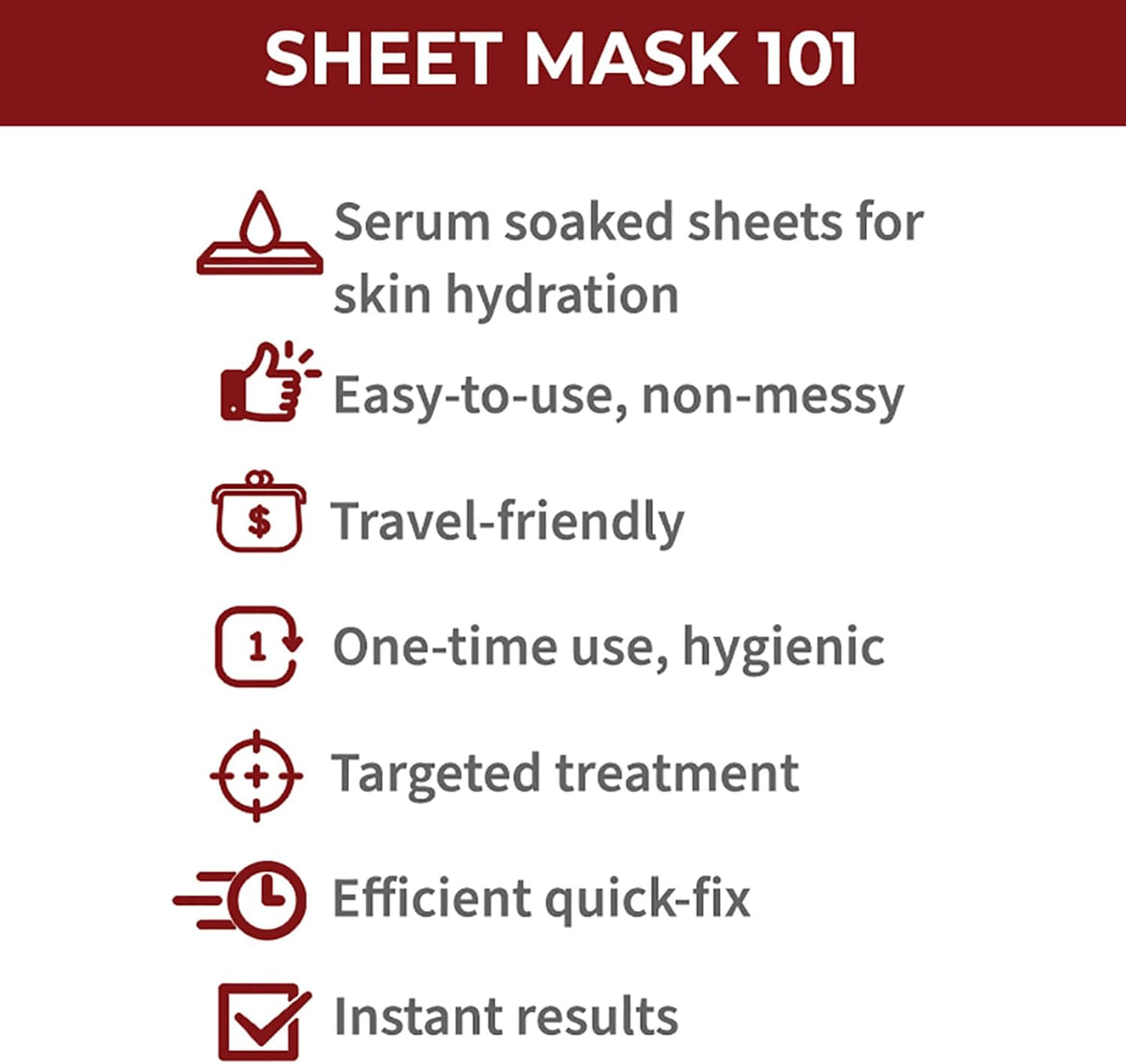 Nykaa Skin Secrets Acai Berry & Pomegranate Sheet Mask
