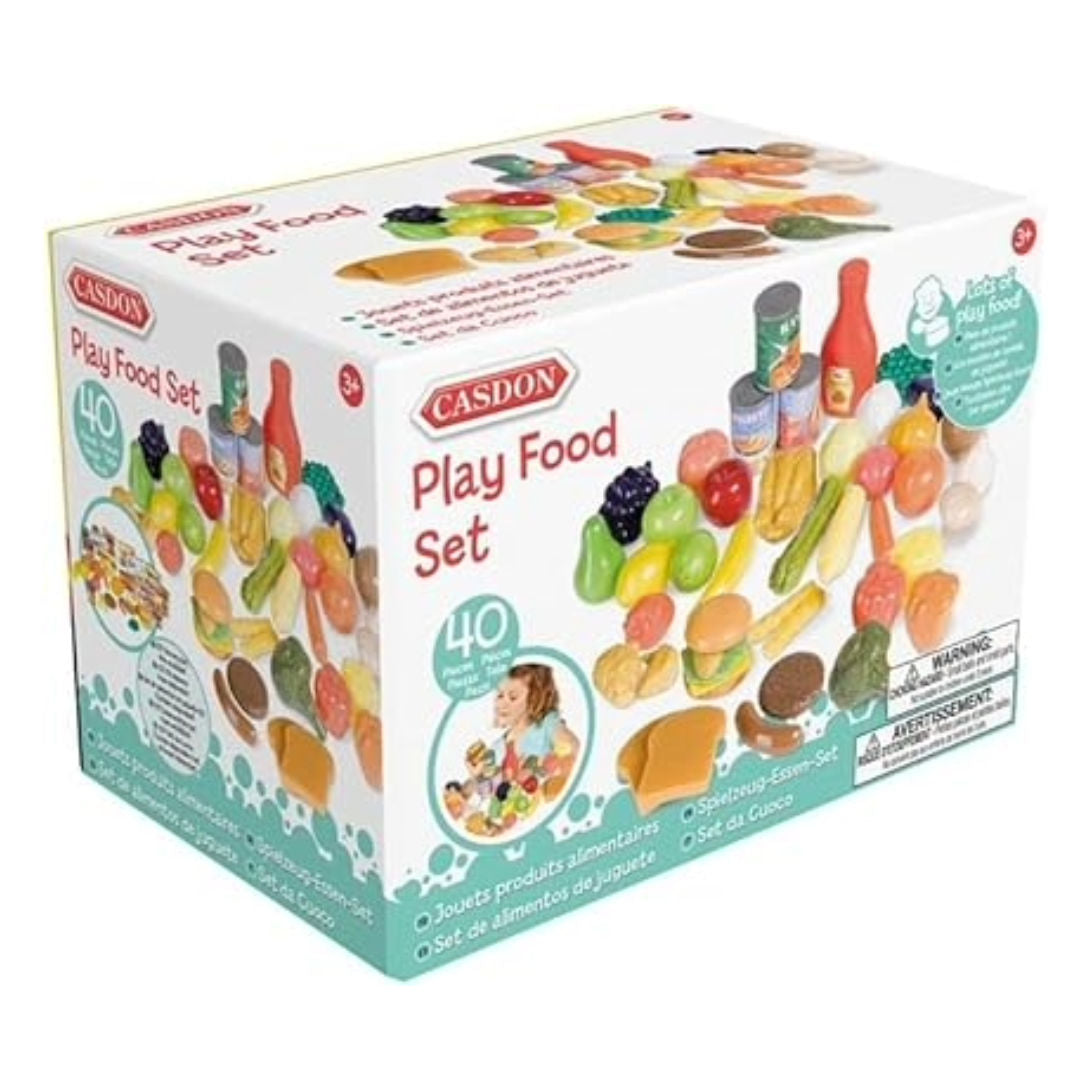Casdon Multicoloured Play Food Set 44 Pieces, 3+ years
