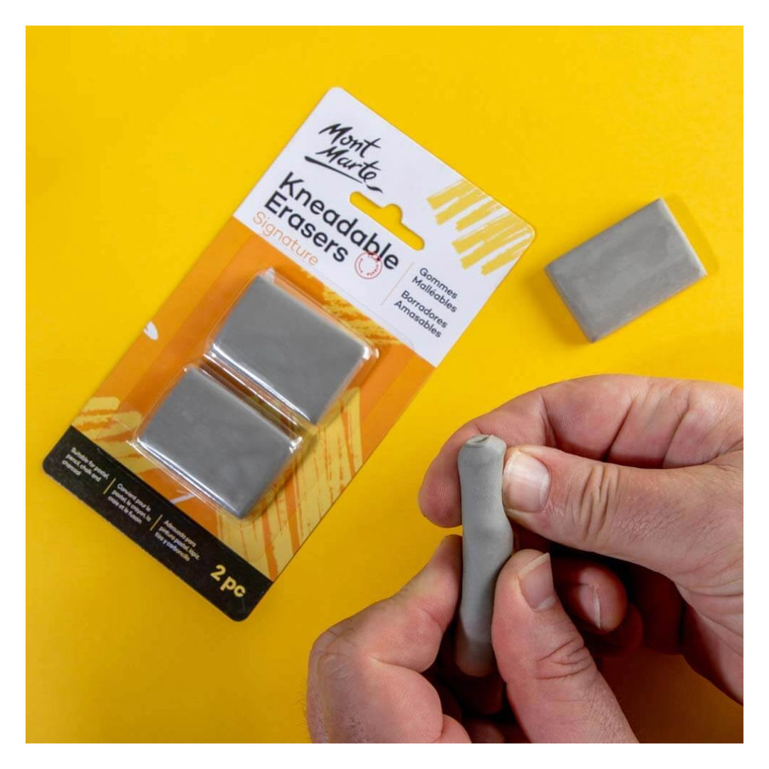 Mont Marte Kneadable Erasers Signature, 2-Pieces, MAXX0004 P24-503