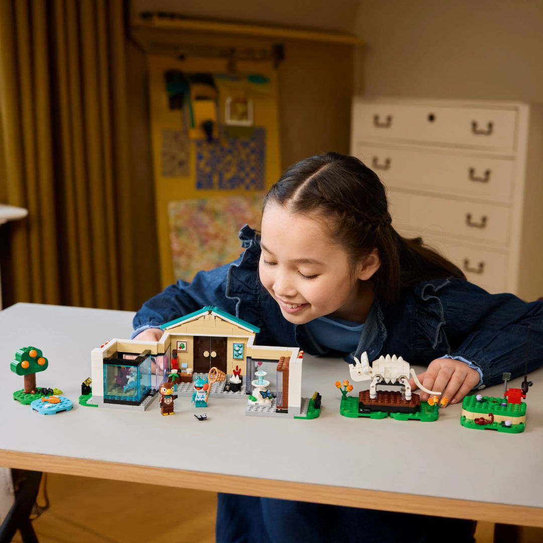 LEGO Animal Crossing Blathers's Museum Collection Toy Set, For Age 7+ Years