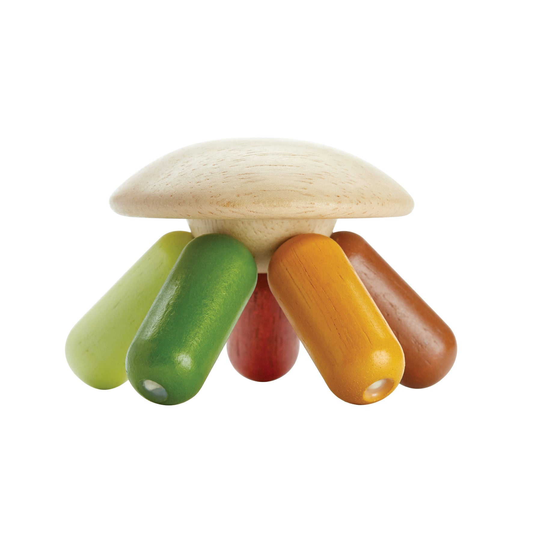 PlanToys Flexi Jellyfish — Modern Rustic | Wooden Baby Toy