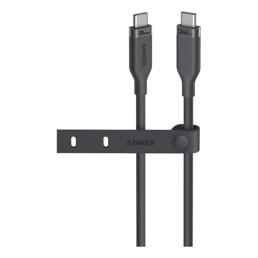 Anker USB-C to USB-C Cable 240W Fast Charging 20Gbps 3ft Bio-Based, Black