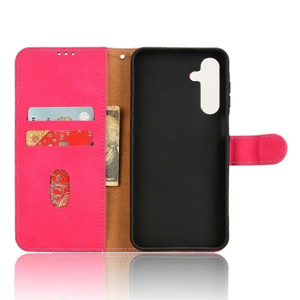 For Samsung Galaxy A16 5G Leather Case Skin-Feel Anti-Drop Wallet Flip Phone Cover