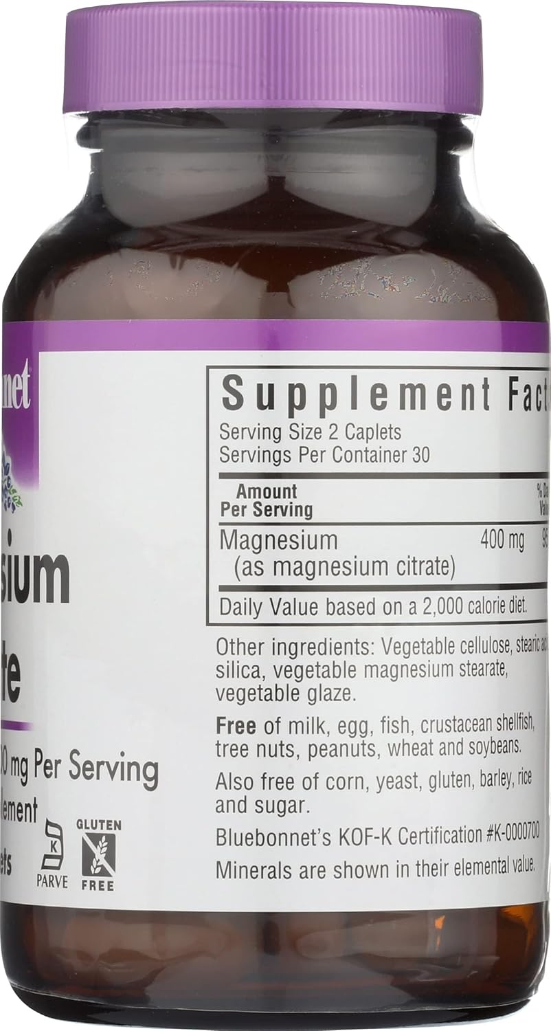 BlueBonnet MAG CITRATE 400MG 60S