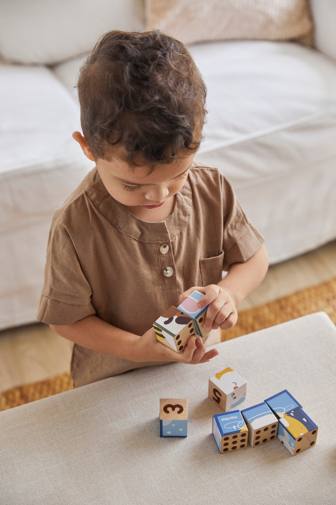 PlanToys Animal Puzzle Cubes