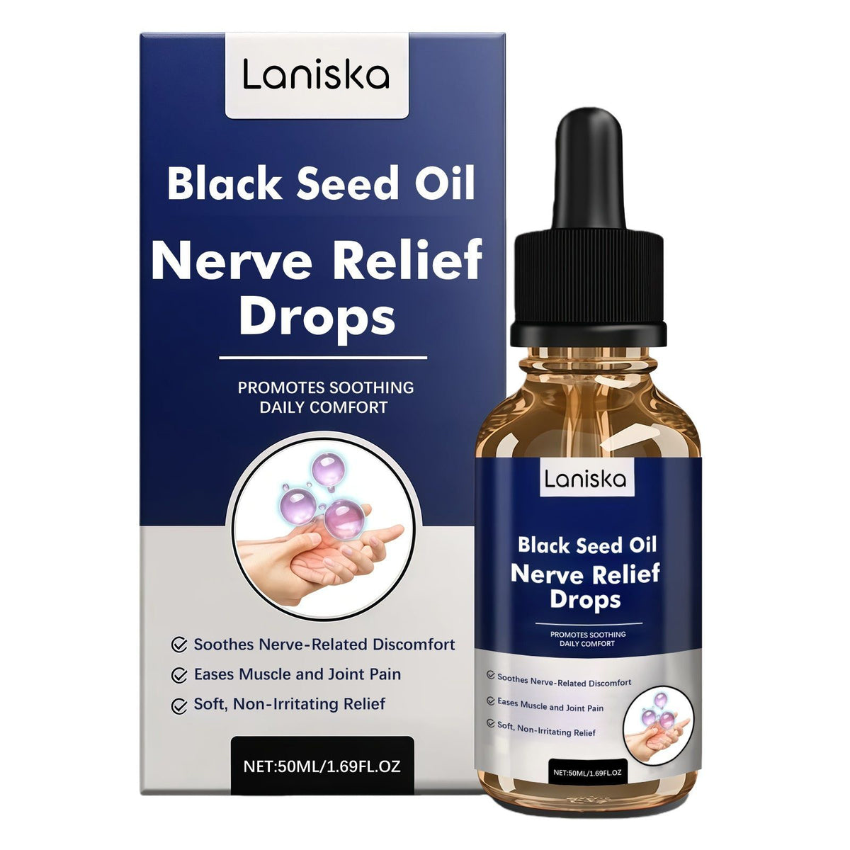 Body Care Drops, Fast Relief for Joints, Skin Moisturizer, Pain Relief ,50ml