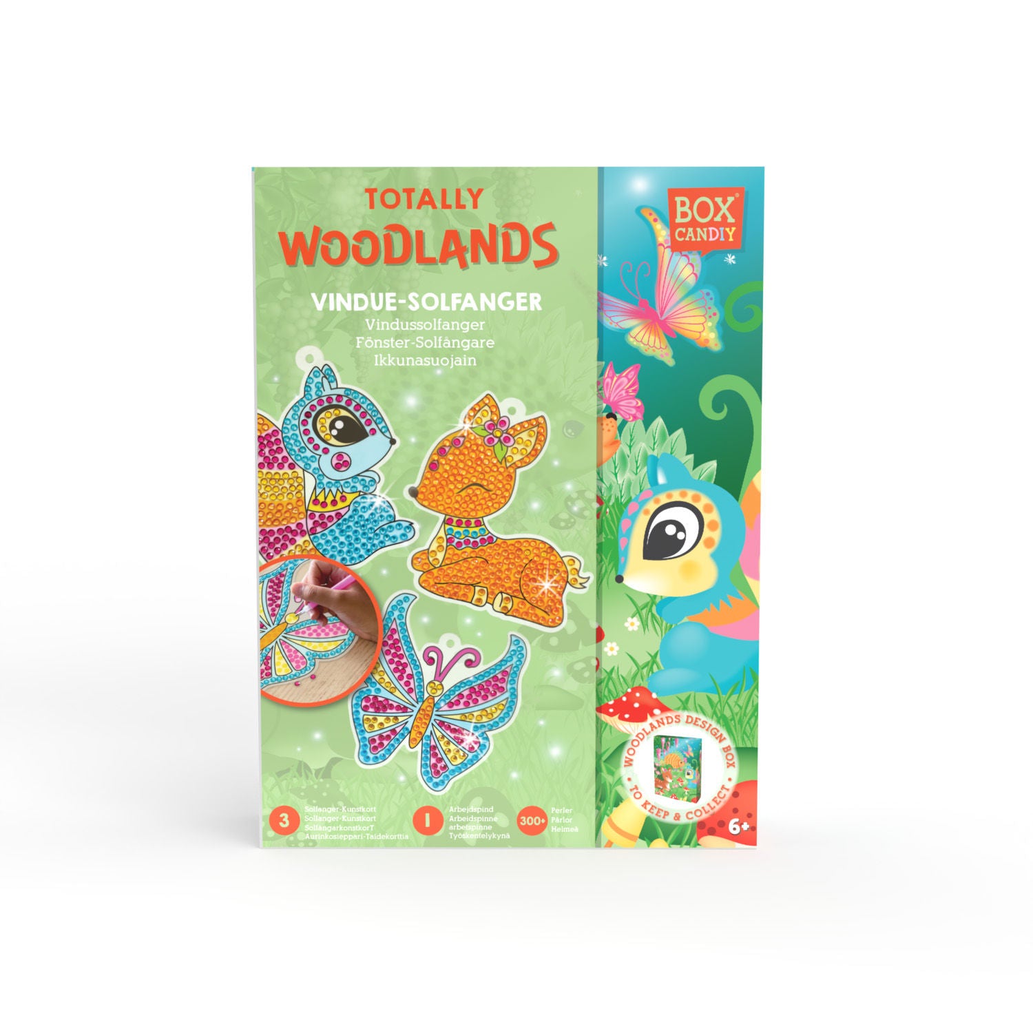 Box CanDIY Totally Woodlands Window Sun Catchers Craft Kit, 6+ years