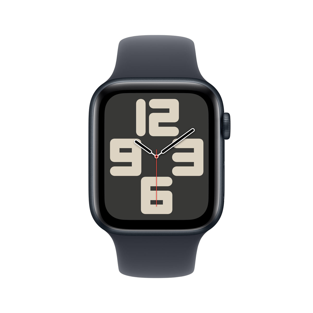 Apple Watch SE 2nd Gen GPS + Cellular, 44mm Midnight Aluminium Case with Midnight Sport Band S/M