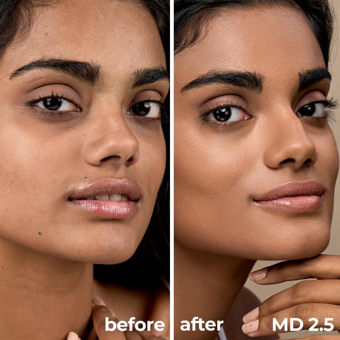 Ruby's Organics Skin Tint Mattifying Liquid Foundation Medium Coverage Matte Finish Breathable Natural 30 ml
