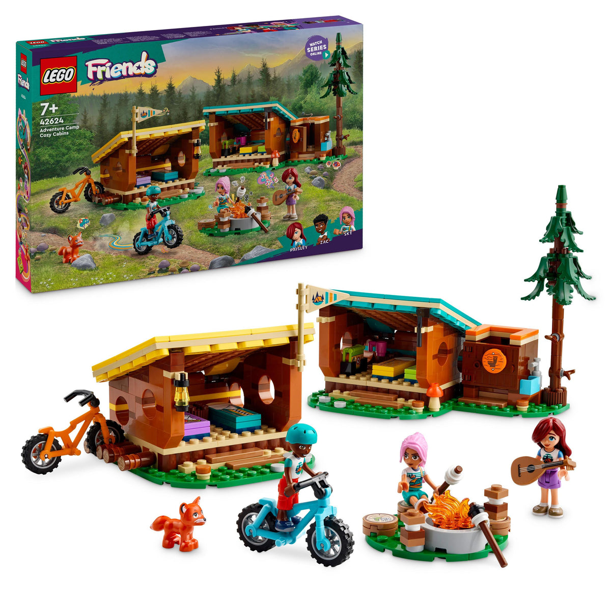LEGO Friends-Adventure Camp Cozy Cabins