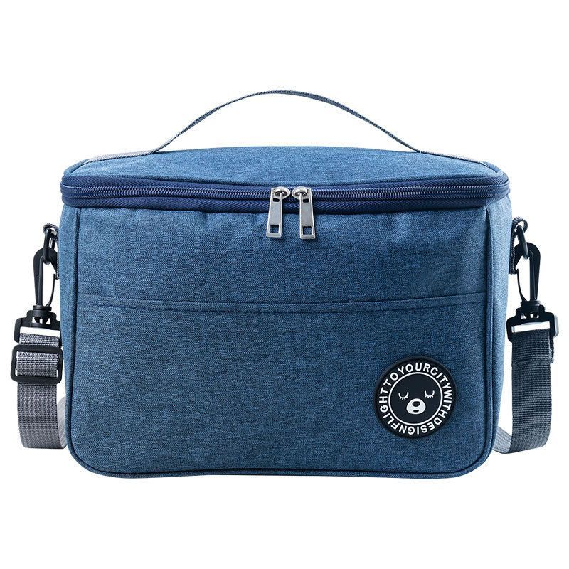 Large Capacity Insulated Lunch Bag Portable Cooler Tote with Shoulder Strap