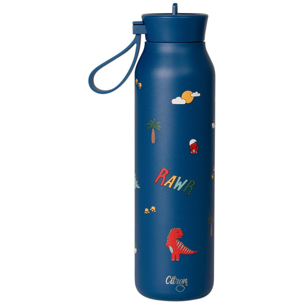 Citron Stainless Steel Water Bottle 500ml - Dino