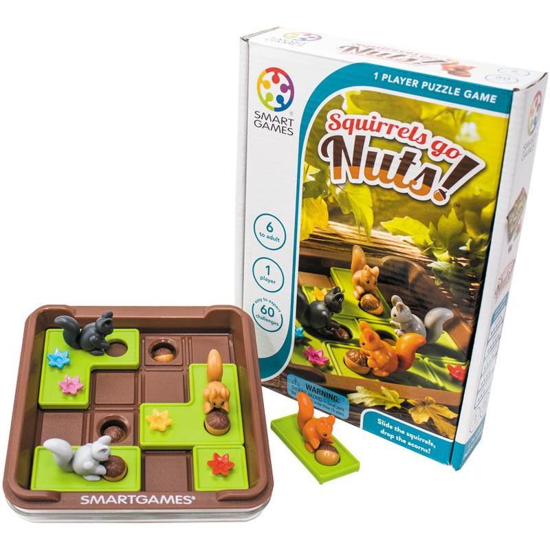 Smart Games Squirrels Go Nuts! — Sliding Puzzle Game
