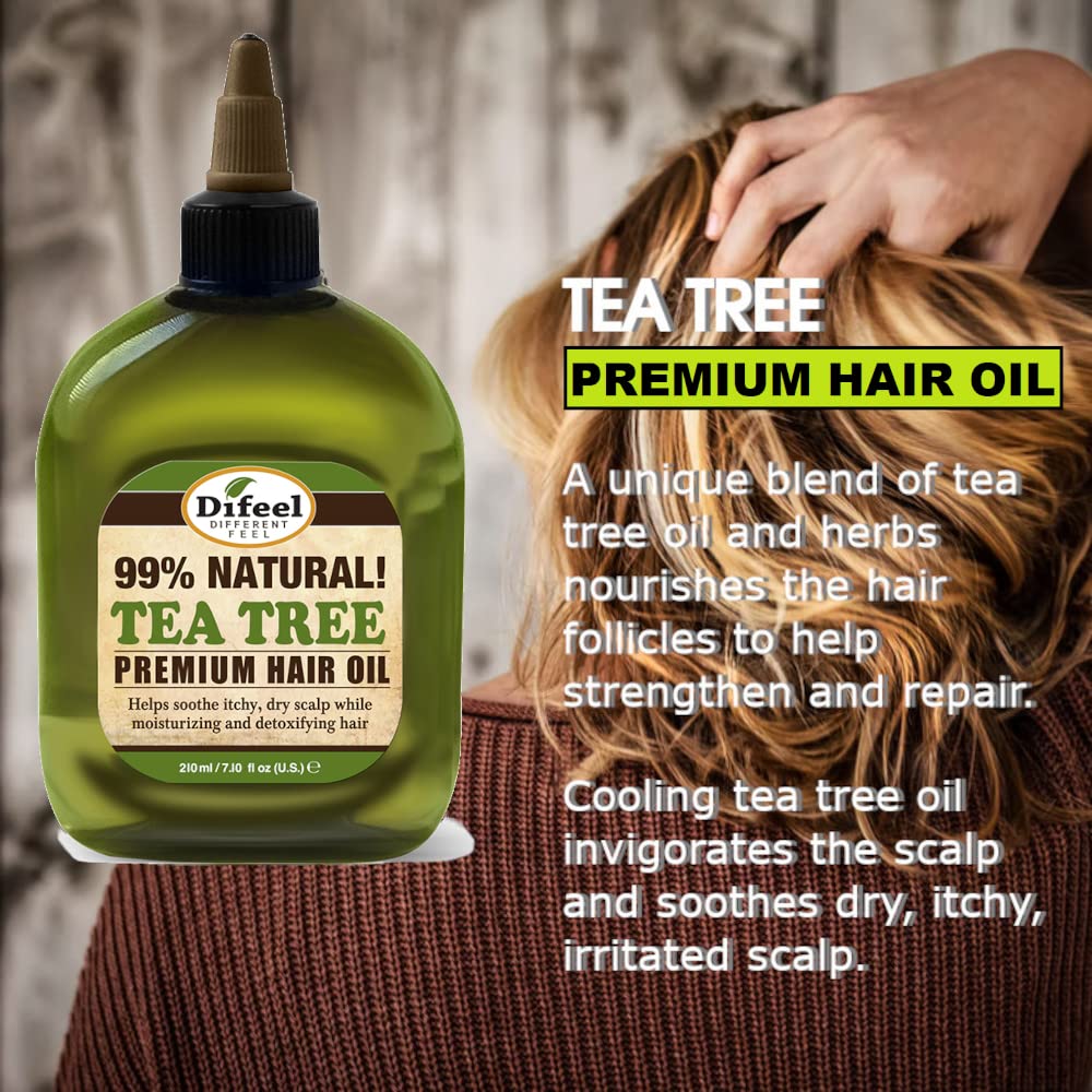 Difeel Premium Natural Hair Oil Tea Tree 75ml