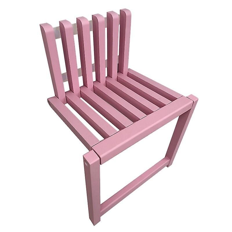 Wall Mounted Folding Chair Solid Wood Bathroom Stool Home Entrance Shoe Changing Stool Thin Concealed Footstool