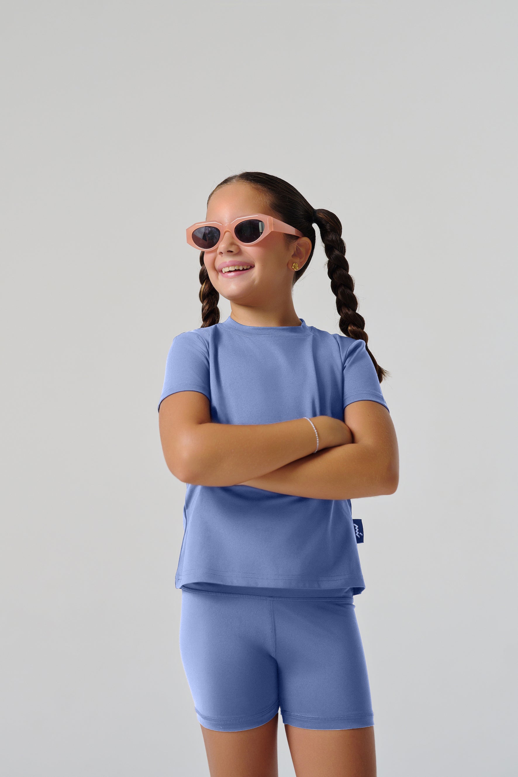 MULU Classic Kids Bikershorts - Light Blue