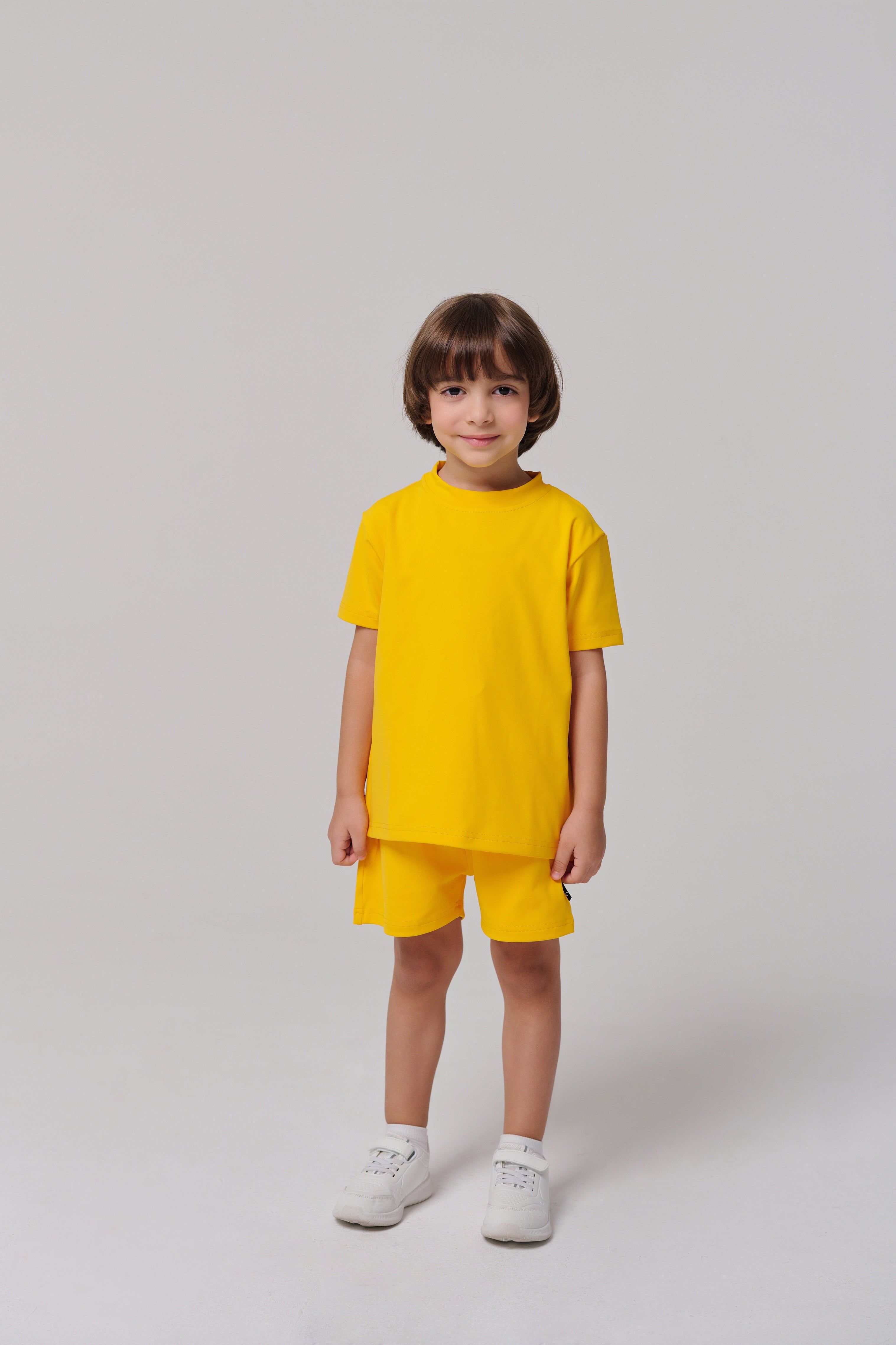 Regular Fit Kids Shorts - Bright Yellow