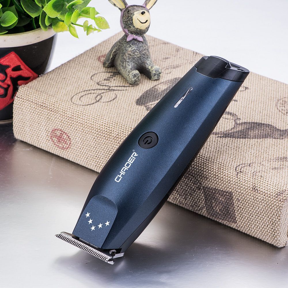 Dual Rechargeable Hair Clipper Set Bald Head Hair Trimmer Blue