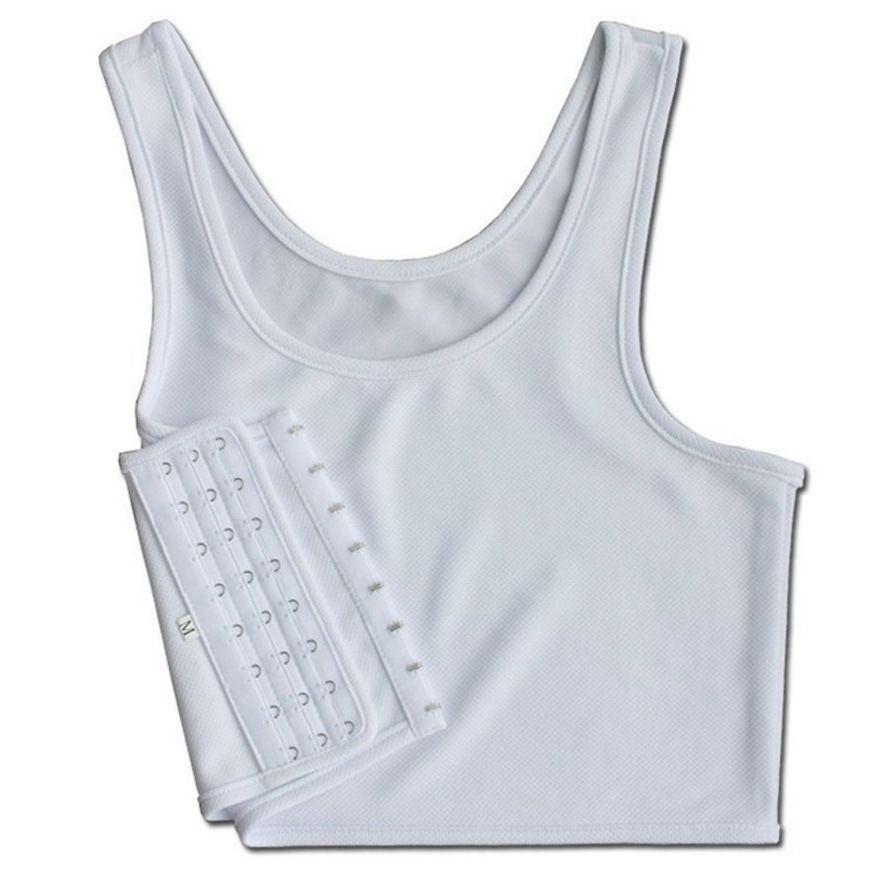 Three-Row Hook Tomboy Short Chest-Binding Health Shaping T Chest-Binding Vest