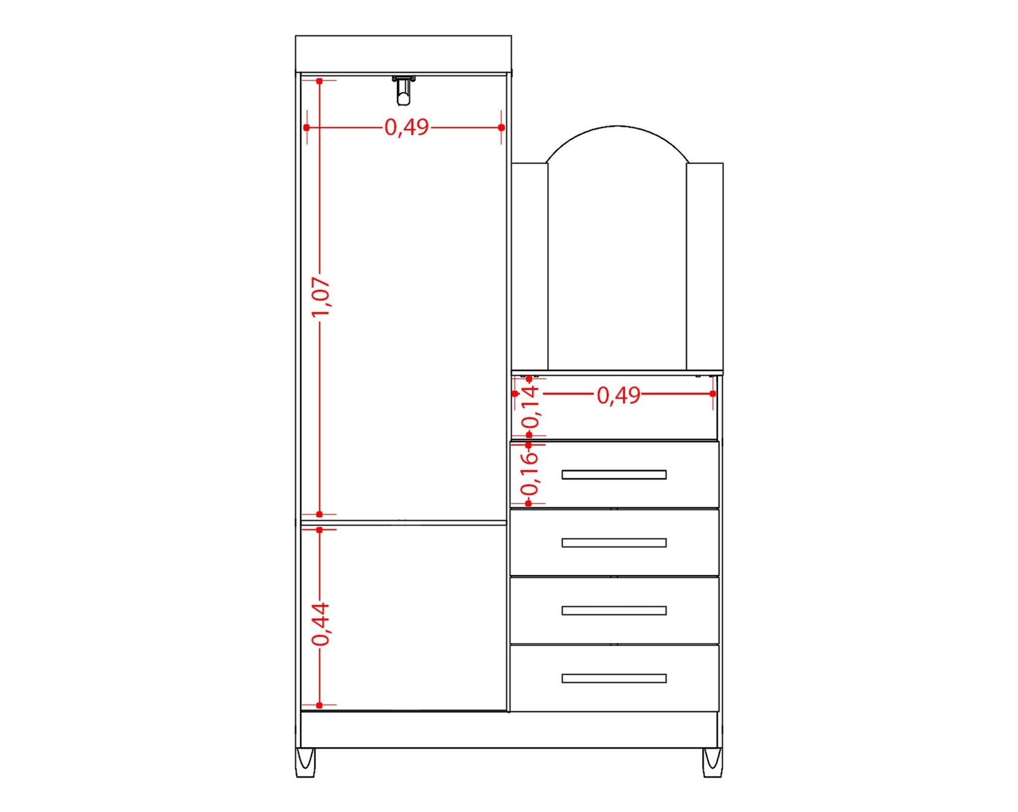 Capri 2 Door Wardrobe