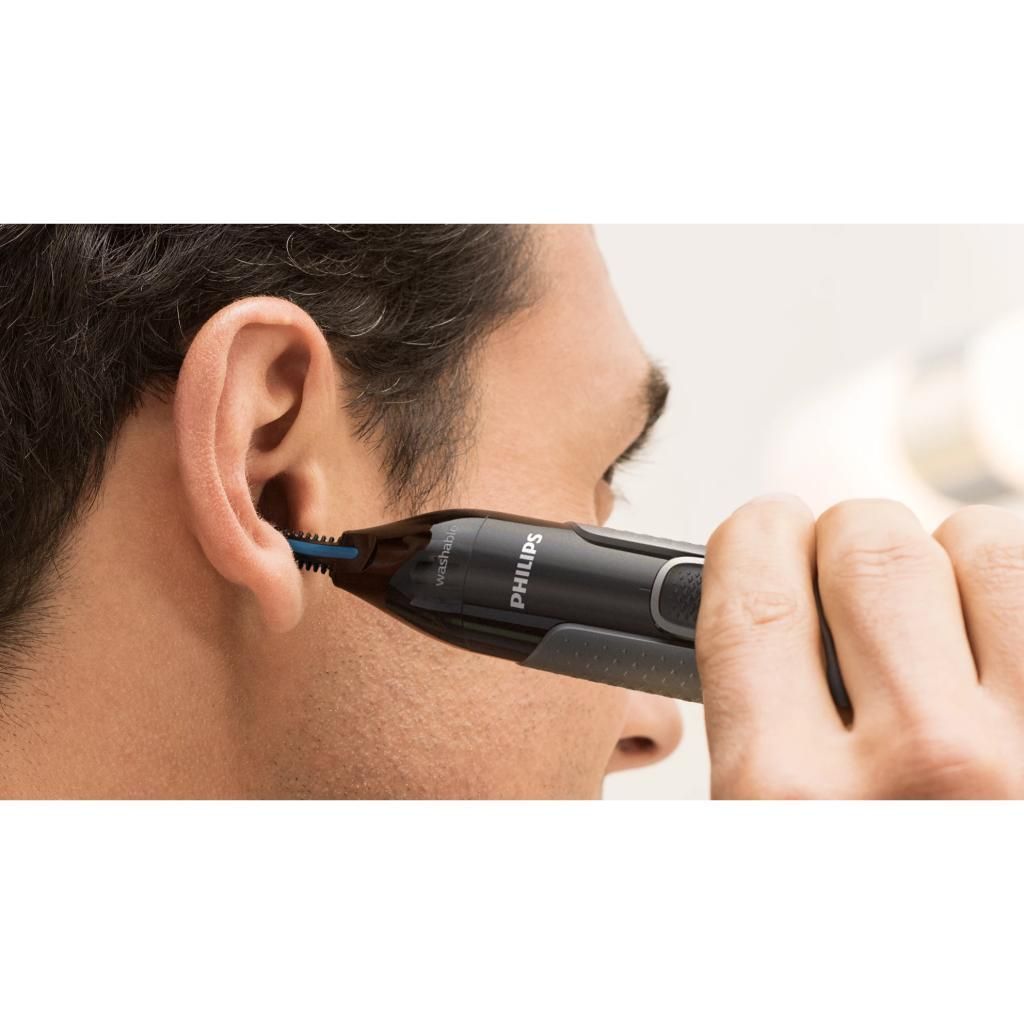 Philips Series 3000 Nose, Ear & Eyebrow Trimmer - NT3650/16 - Waterproof, No Pulling Guaranteed