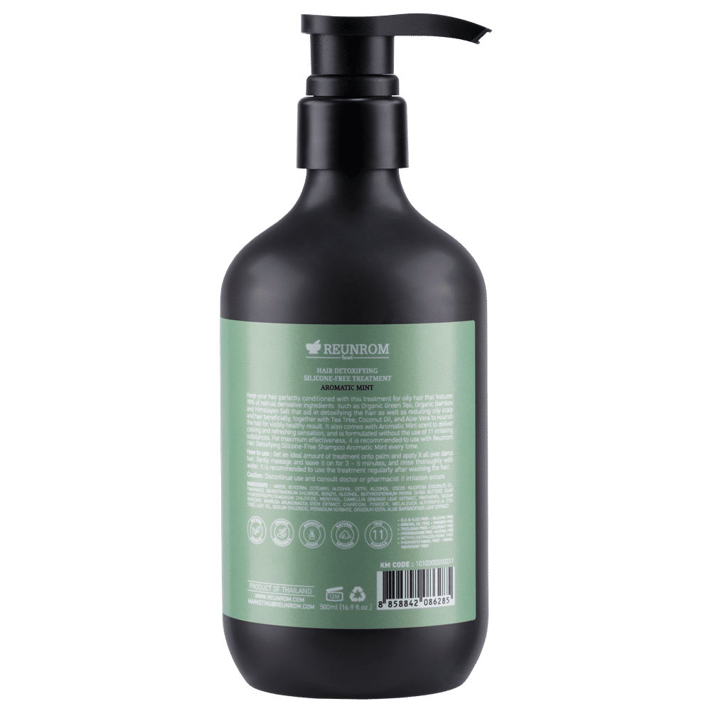 Hair Detoxifying Silicone-Free Treatment 500ml Reunrom Aromatic Mint