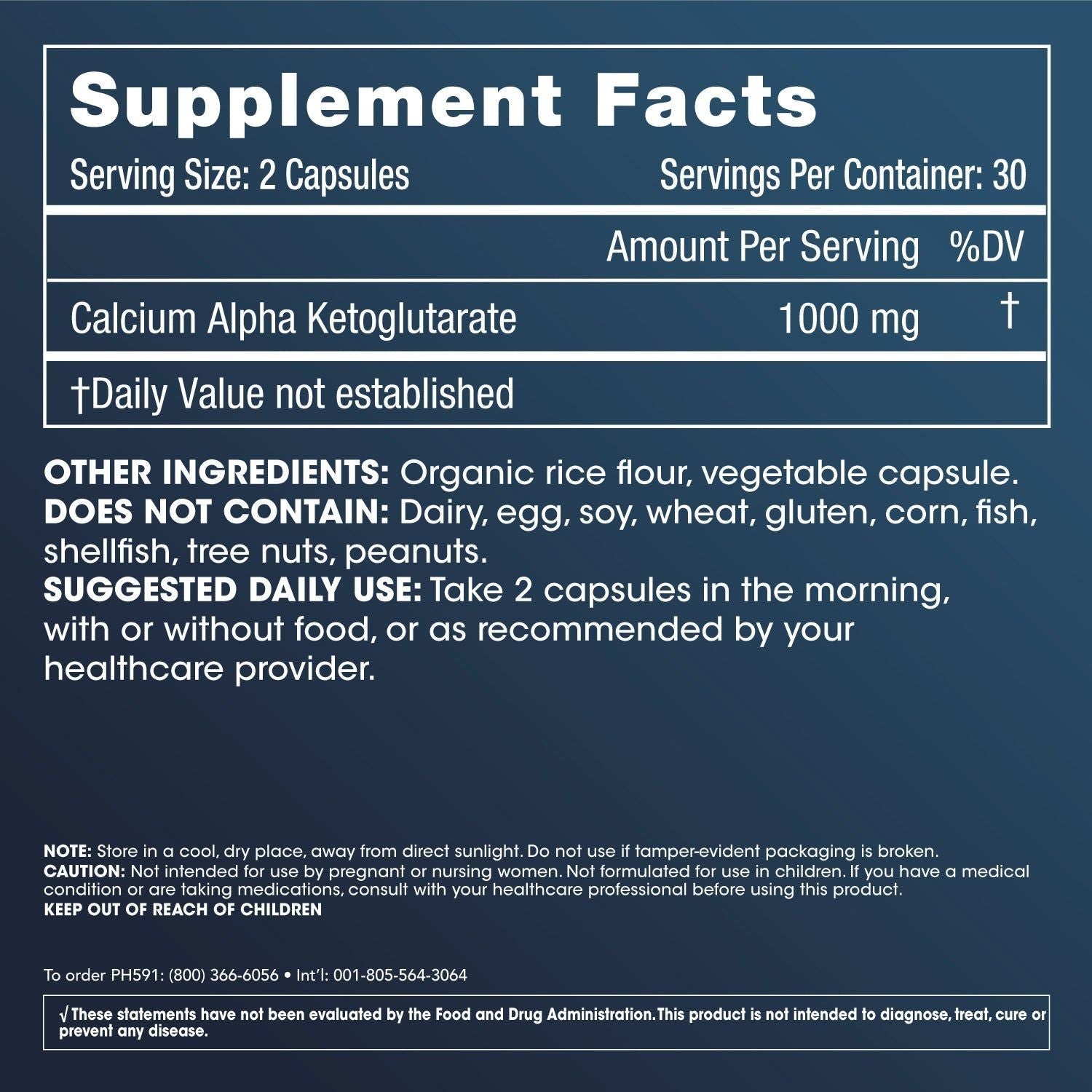 Pro Health Calcium Akg 60 Capsules