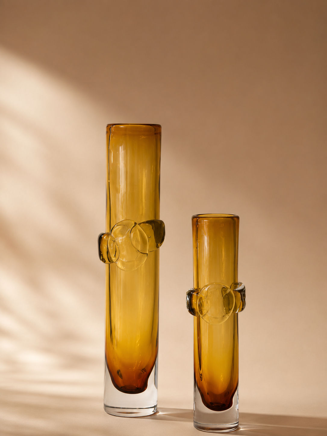 Tati deco Murano glass bamboo vase big
