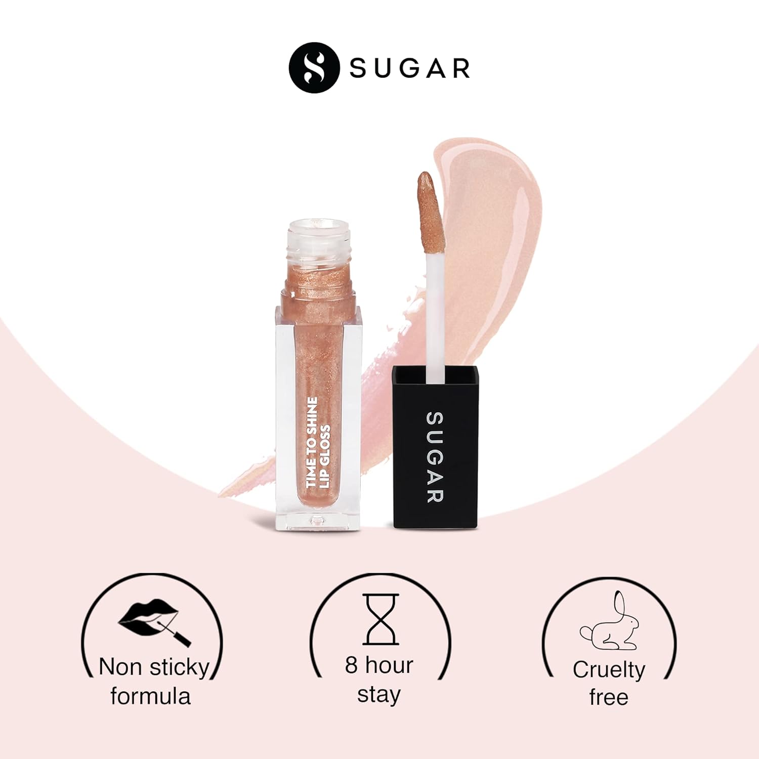 SUGAR Time To Shine Lip Gloss - 10 Princess Aurora