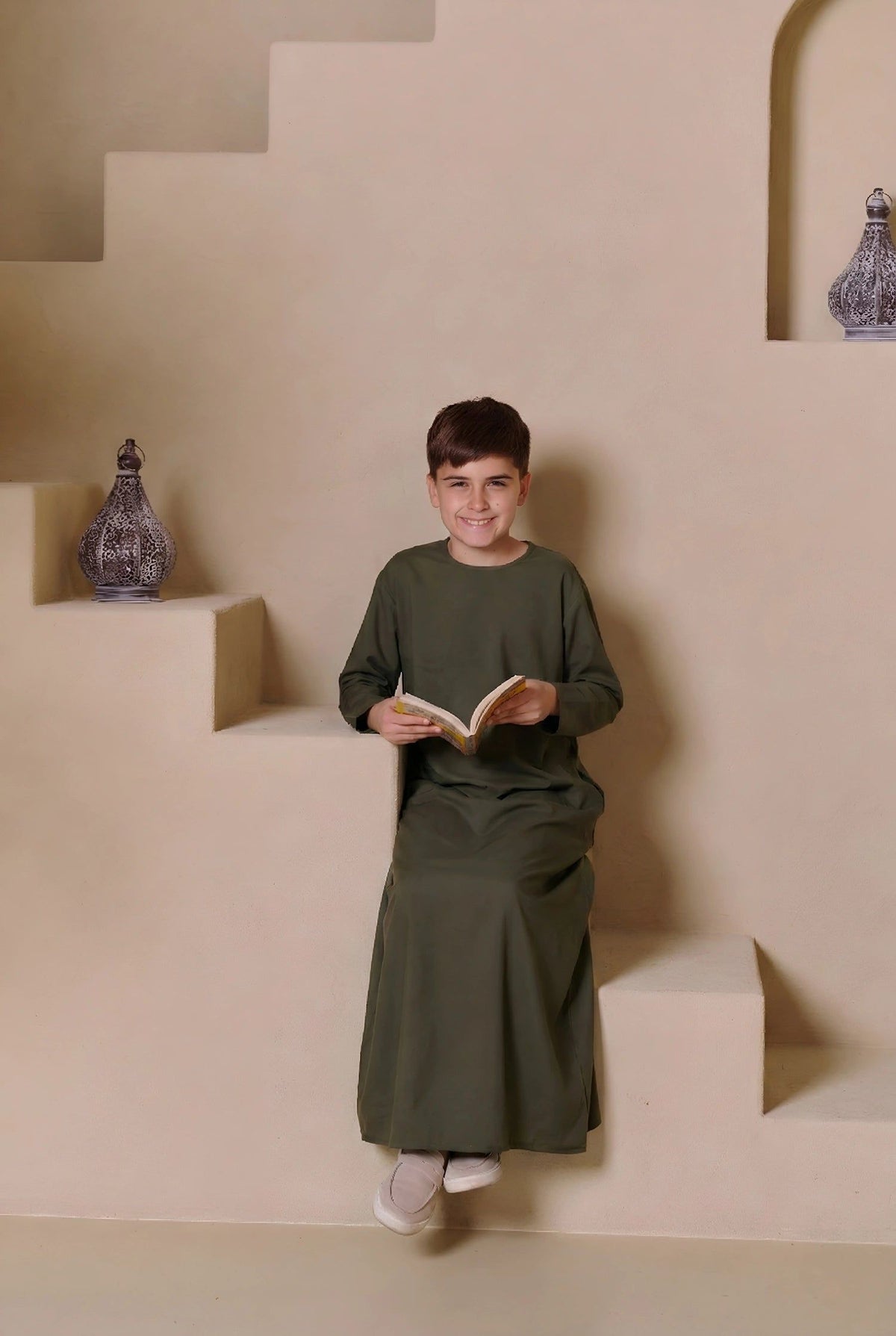 RAYAN Junior Kandura - Green