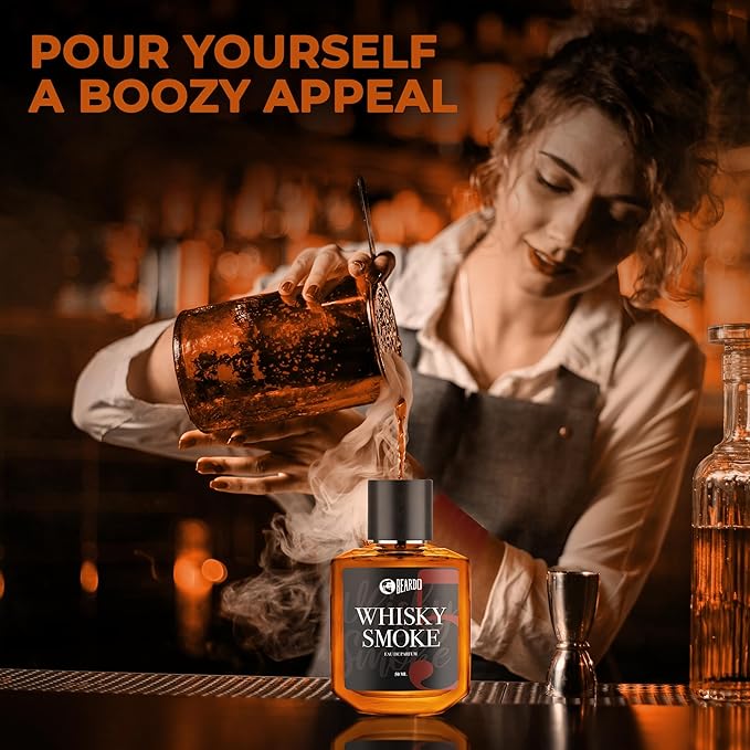 Beardo ECB Beardo Whiskey Smoke Perfume 50Ml, Beardo Godfather Perfume 50Ml (Set Of 2) V3