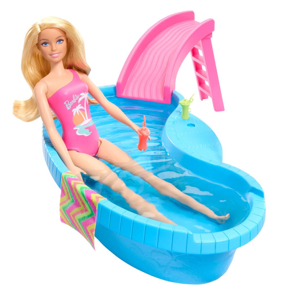 Barbie Doll & Pool Playset, 3+ Years