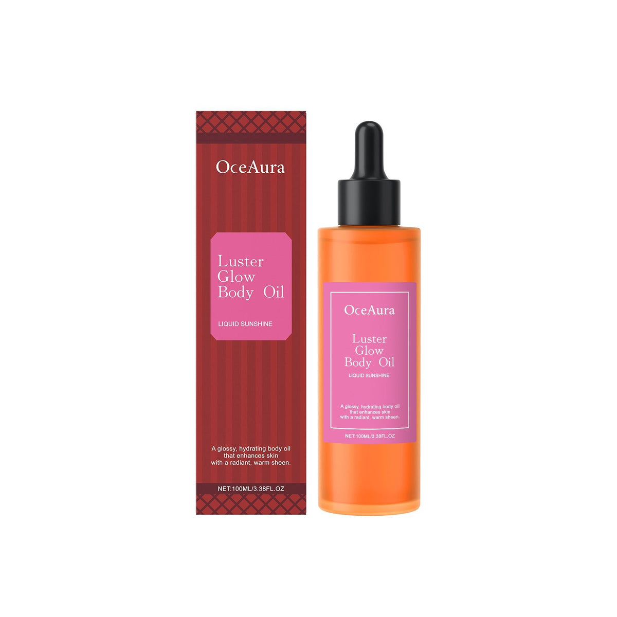 Body Care Oil, Moisturizing, Skin Glow, Firming, Natural Extracts ,100ml