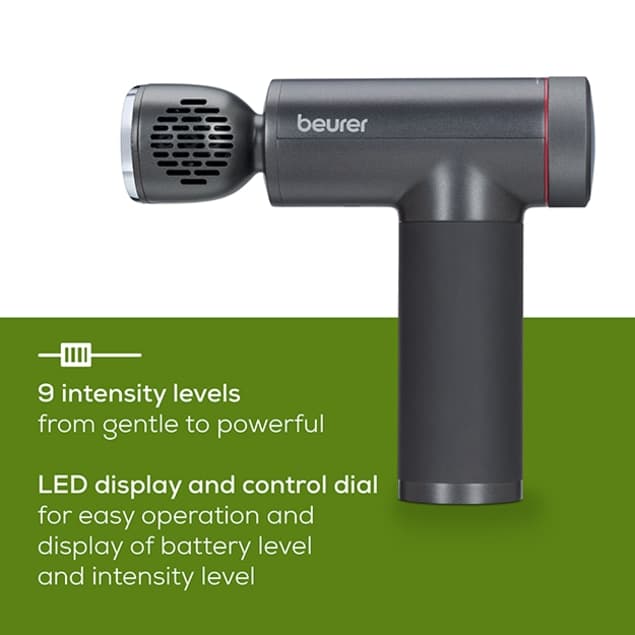 Beurer MG195 Muscle Massage Gun with Heat and Cold Function