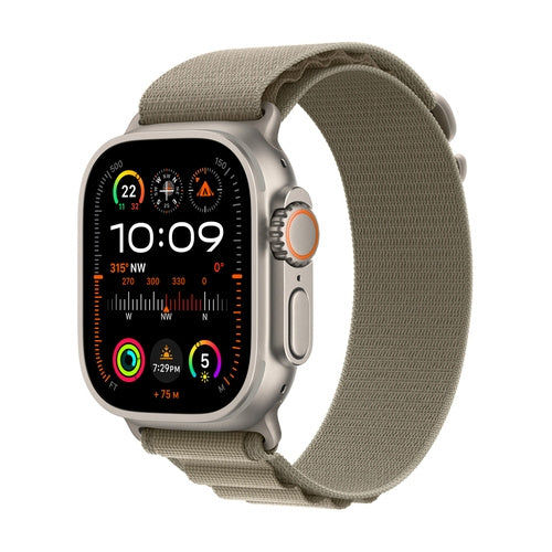 Ultra 2 GPS + Cellular, 49mm Titanium Alpine Loop Small