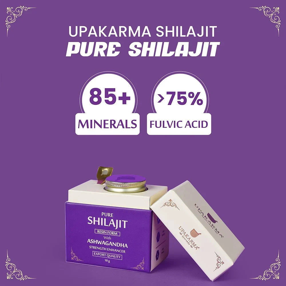 UPAKARMA Shilajit with Ashwagandha Resin 10g