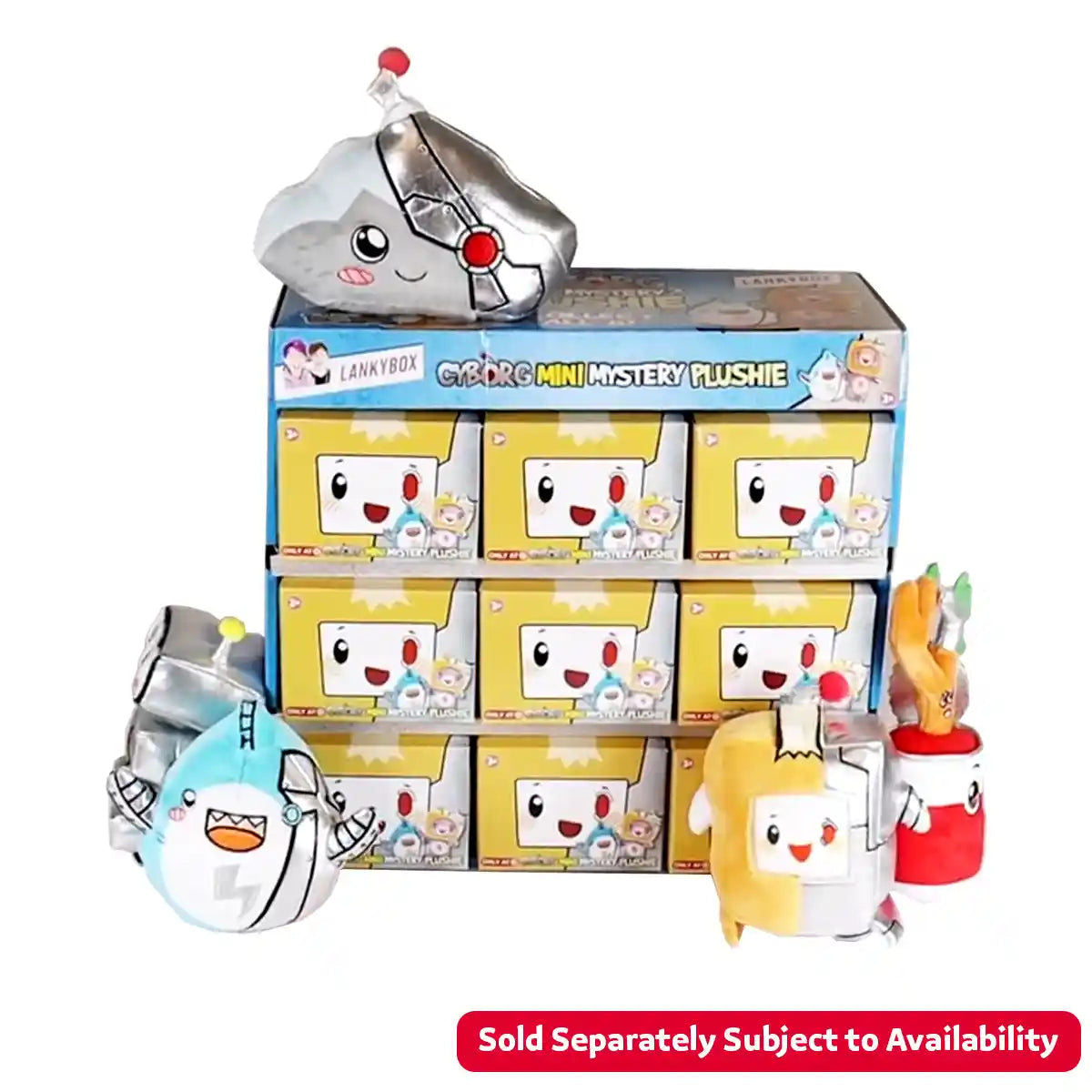 LankyBox Cyborg Mini Mystery Plushie 6inch (PDQ) (S2)