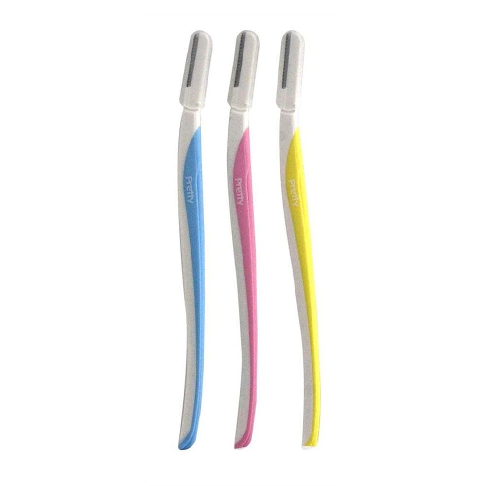 Pritty Eye Brow Razor, 3pcs