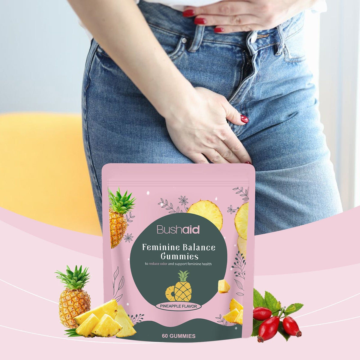 Boost Your Body Care with Ph Balanced Gummies, Daily Wellness & Vitality ,60pcs