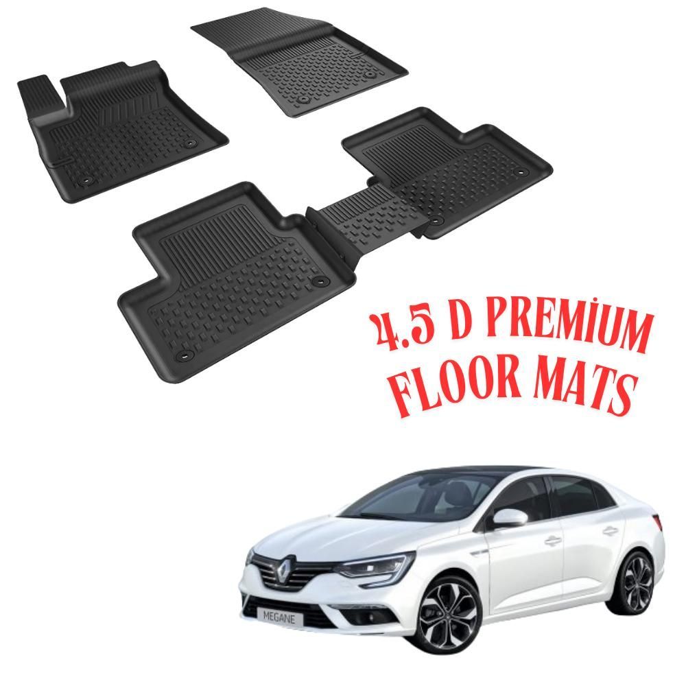4.5D Pool Car Mat Compatible with Sahler Renault Megane 4 Sedan (2016+)