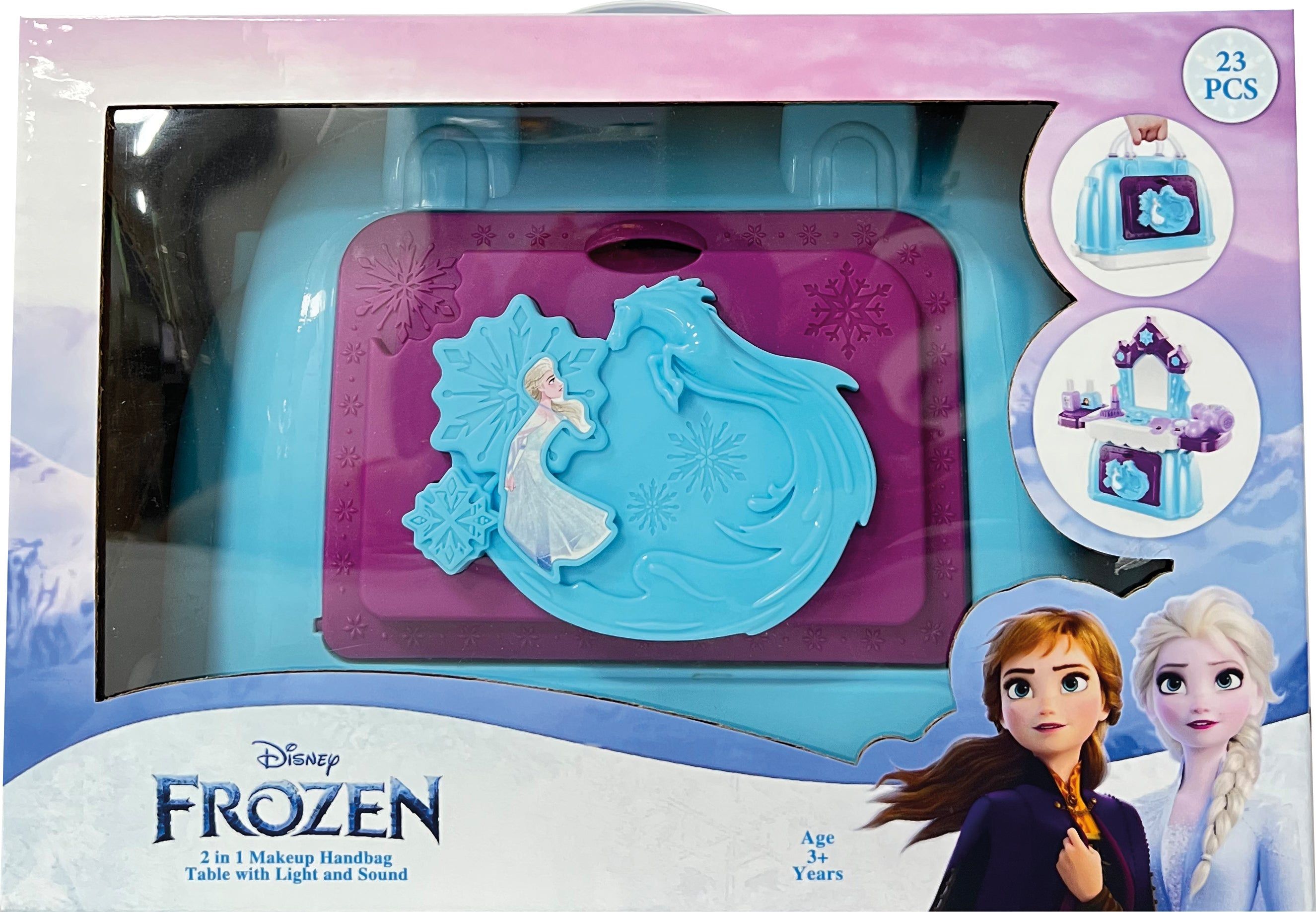 FROZEN MAKEUP HANDBAG SET 2IN1 L/S